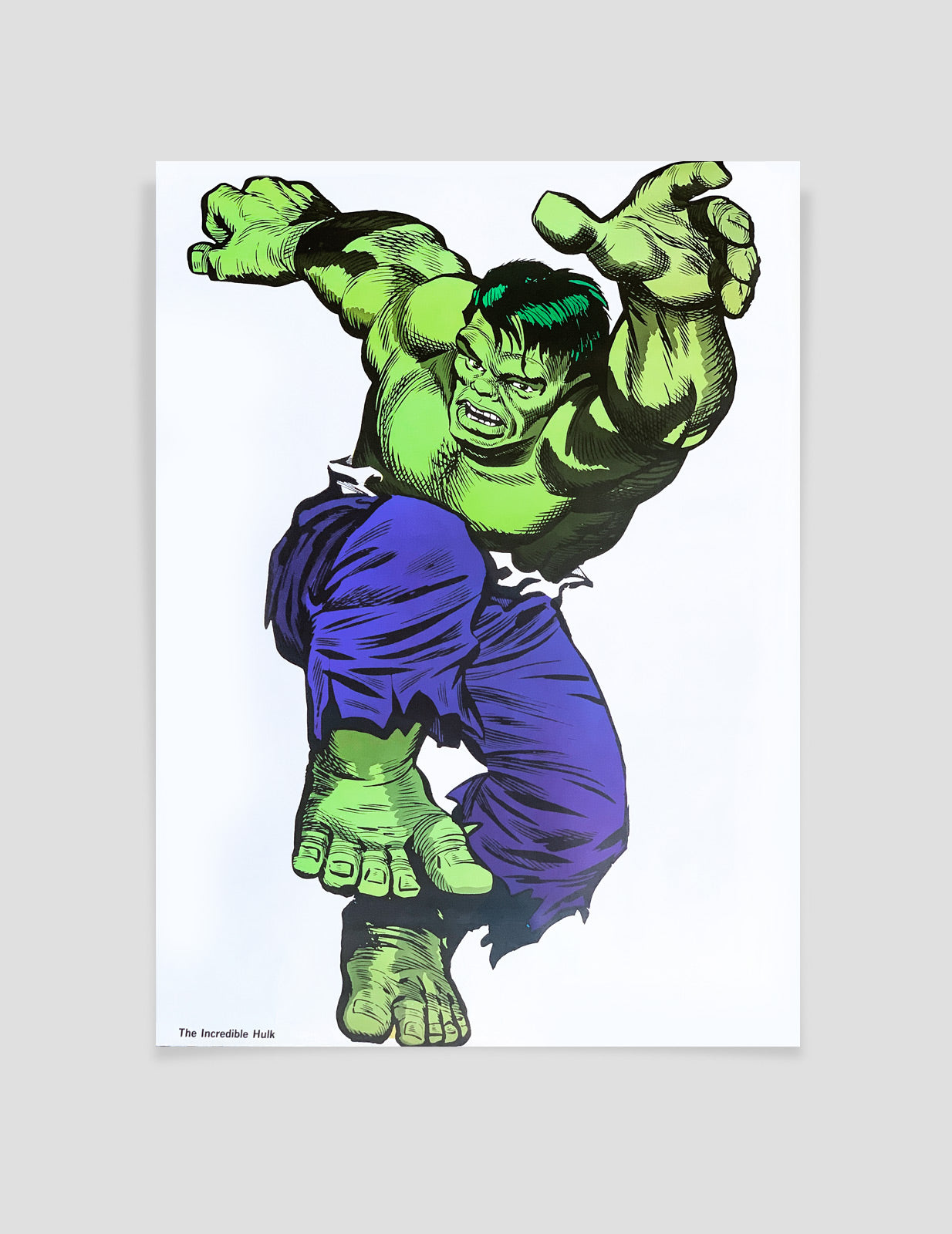 Hulk Marvel Vintage Poster - 0