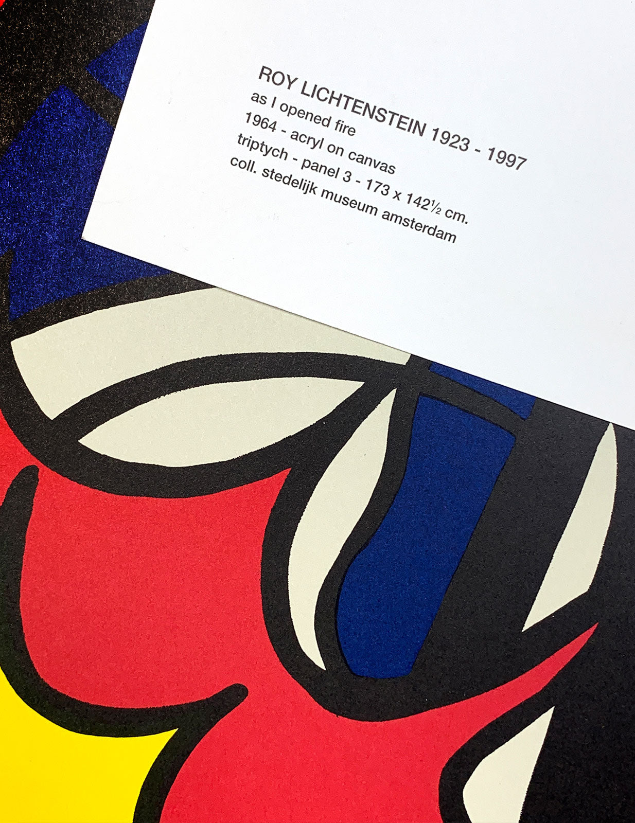 Roy Lichtenstein – As I opened fire